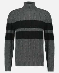 De Kabel Gebreide Move Over Roll Sweater