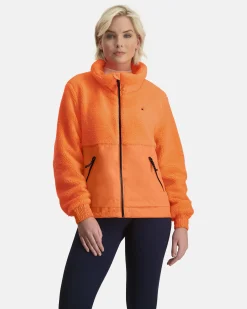 Fabric-Mix Fleece Jacket Laser