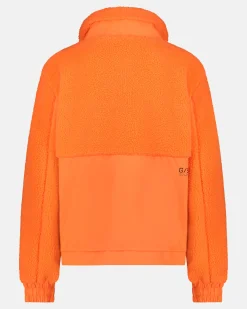 Fabric-Mix Fleece Jacket Laser