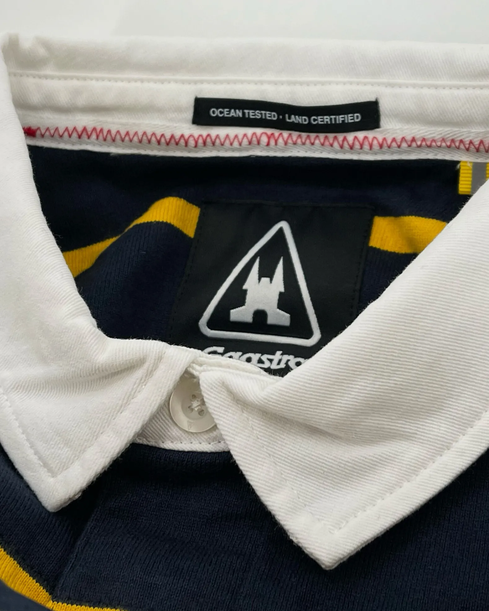 Het Klassieke Gebreide Rugbyshirt Van 100% Katoen