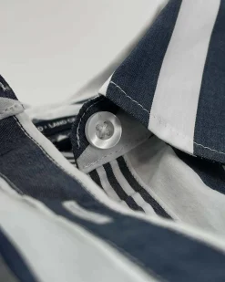 Klassiek Gestreepte Olivia Blouse Van 100% Katoen