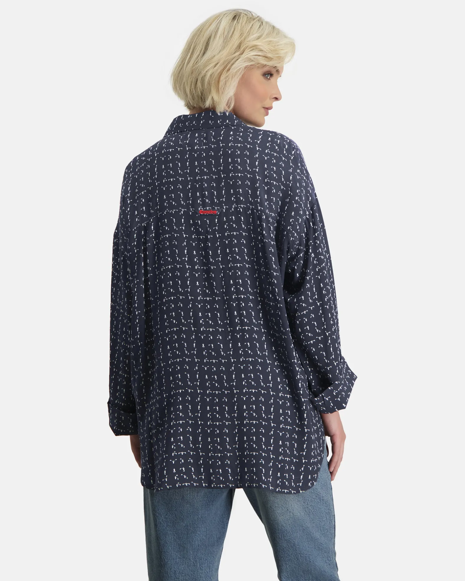 Olivia Flag Boyfriend Shirt